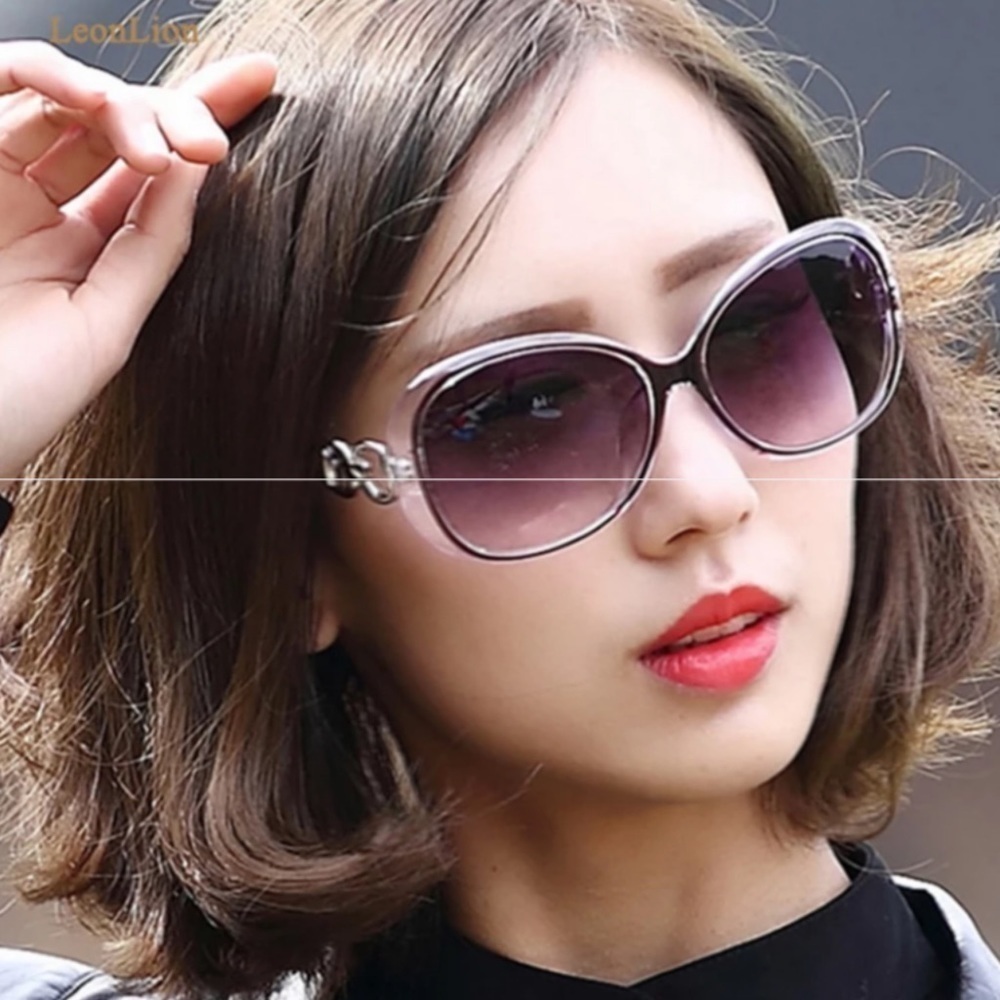 High Quality Oversized Oval Fashion Brown Square Sunglasses